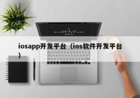 iosapp开发平台（ios软件开发平台）