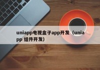 uniapp电视盒子app开发（uniapp 组件开发）