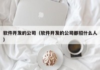 软件开发的公司（软件开发的公司都招什么人）