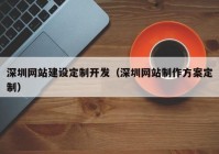 深圳网站建设定制开发（深圳网站制作方案定制）