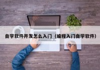 自学软件开发怎么入门（编程入门自学软件）